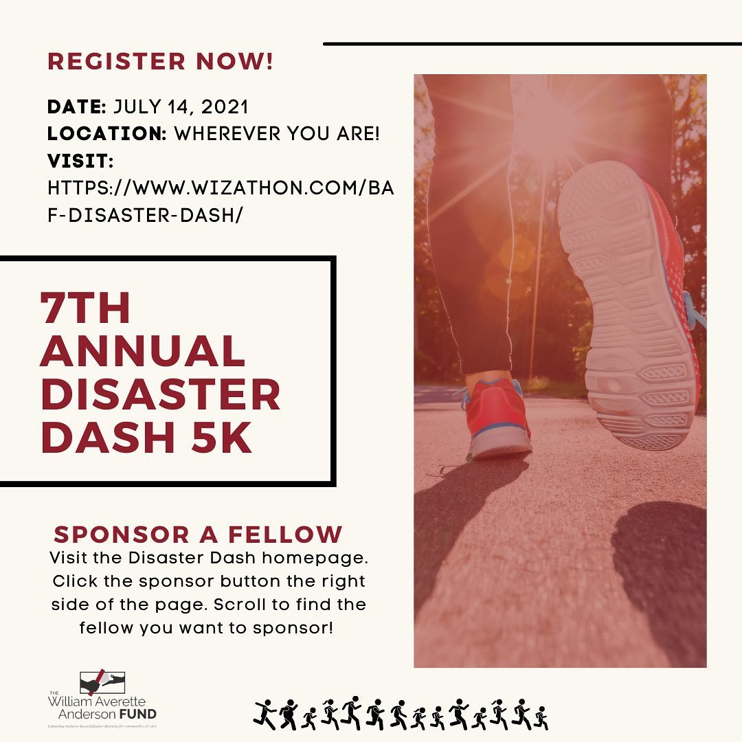 I am roughly 50 days away from the @baffellows 7TH annual disaster dash and have not reach my fund raising goal. I need your help to do it!

Click the link in my bio to make a donation to my team, Disaster Abolitionist. I have a fund raising goal of 