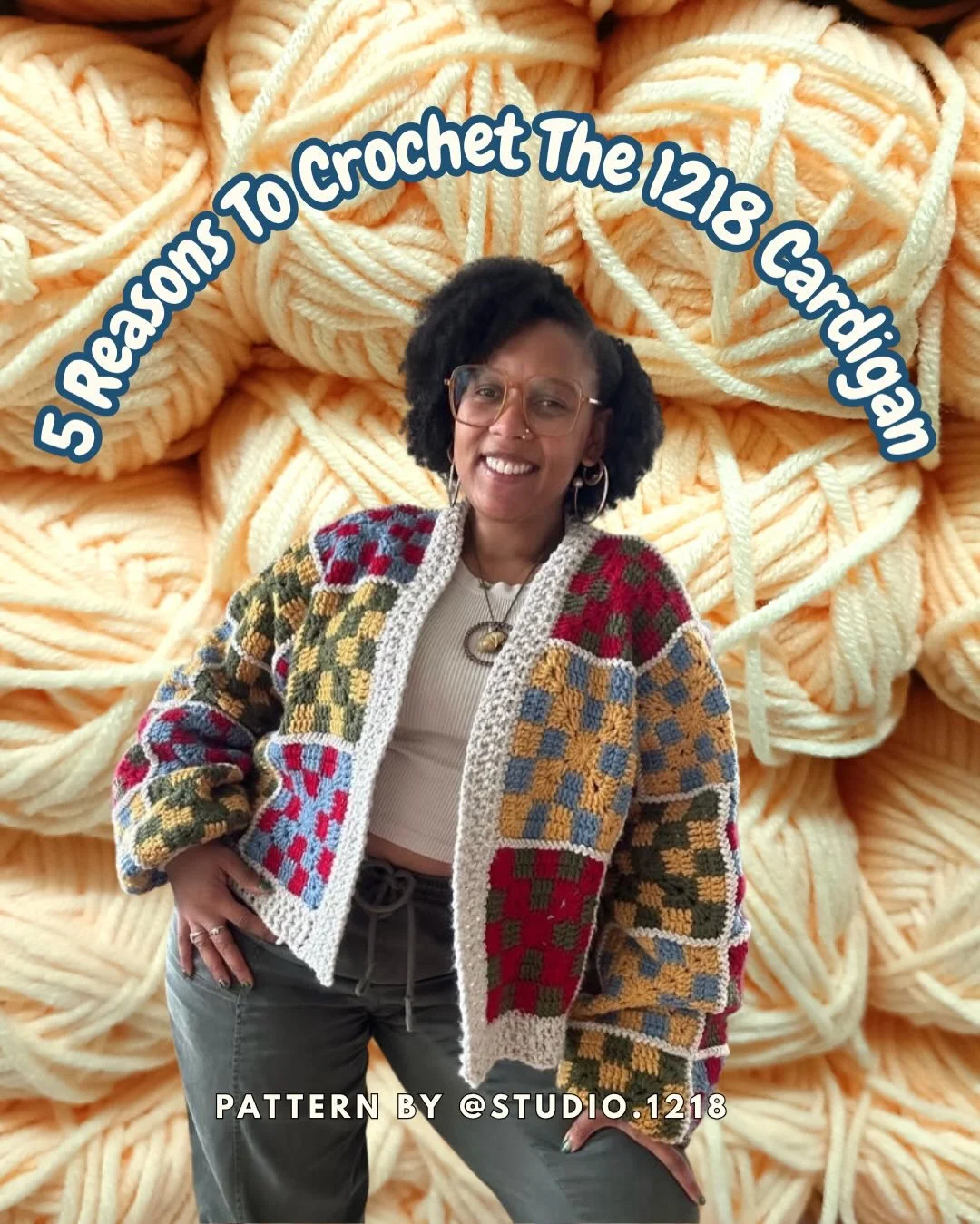 🚨FRESH OFF THE HOOK🚨 The 1218 Cardigan 🤩 Pattern by @studio.1218 

This is my year of &ldquo;No&rdquo; in all areas of my life &mdash; including closing my crochet books for the first six months of the year (tbh I love it so much I might not open 