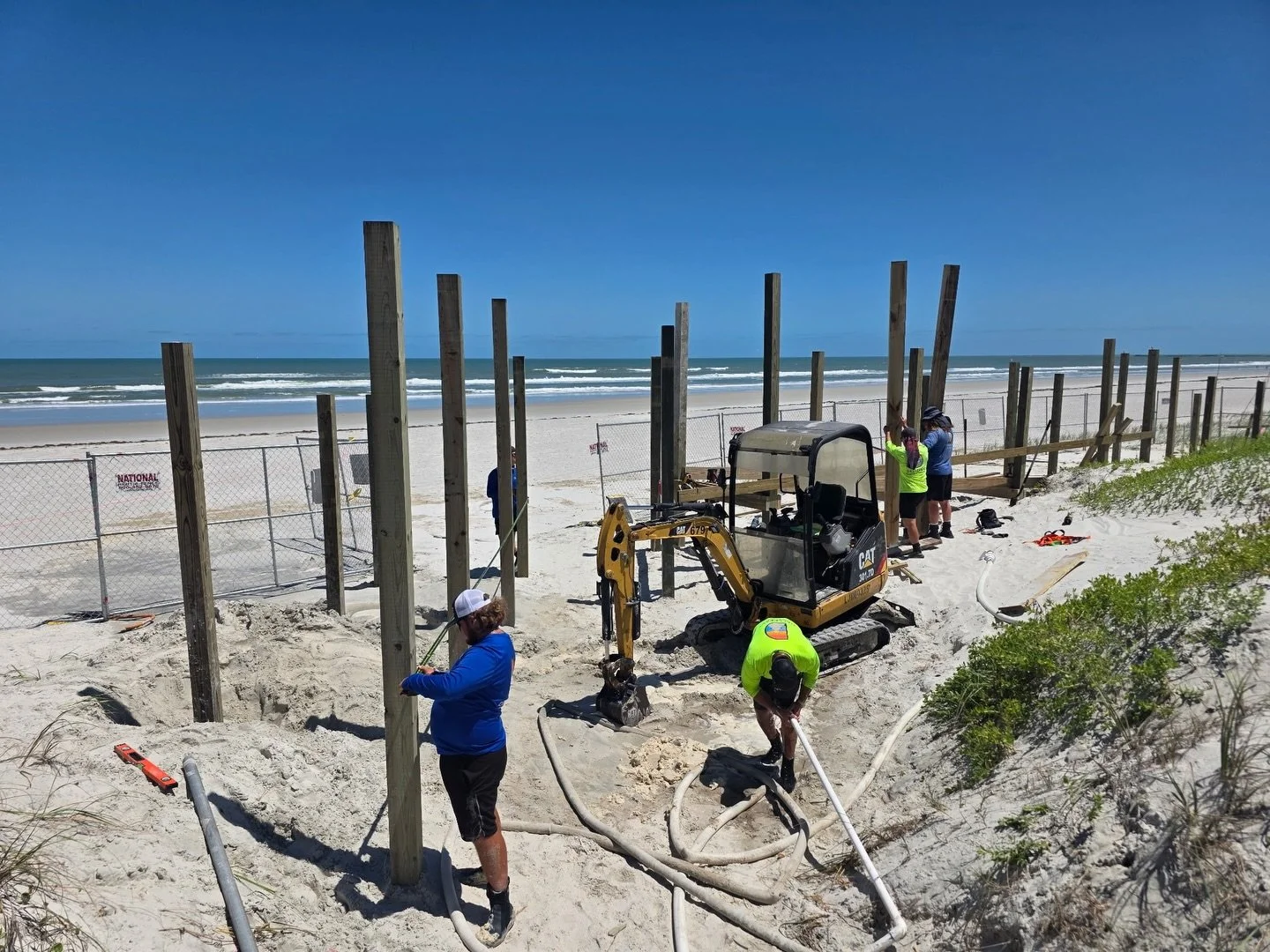 Out on Daytona Beach, we&rsquo;re hard at work demolishing and rebuilding this dune crossover walkway from the parking and ADA access point straight out to the sand. 🌊

Projects like this are about more than just access &mdash; they&rsquo;re about d