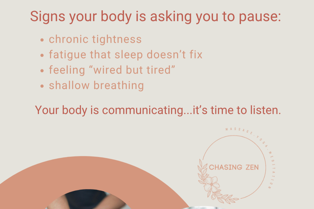 Signs Your Body is Asking You to Pause