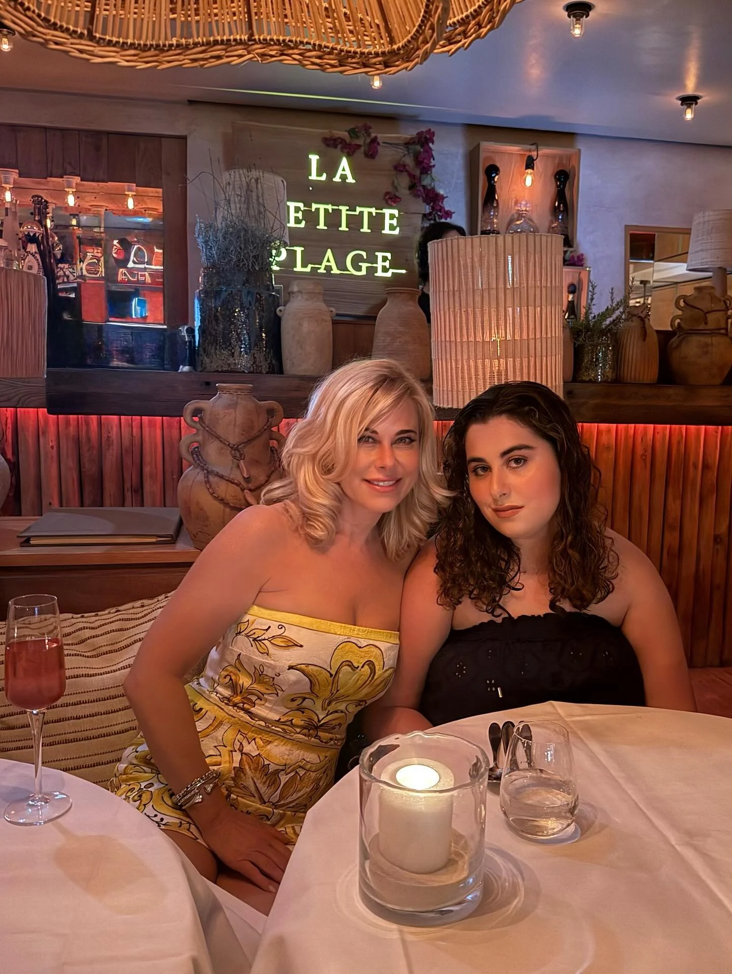 Delicious Dinner with @somer_abramson @lapetiteplagesainttropez
