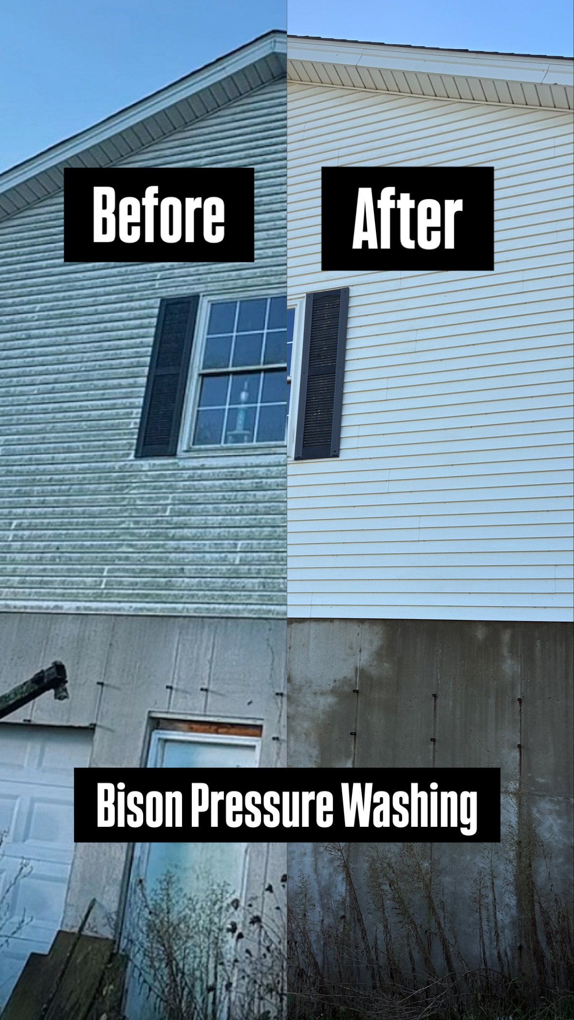 Drastic before and after of a home in Harrison Ohio