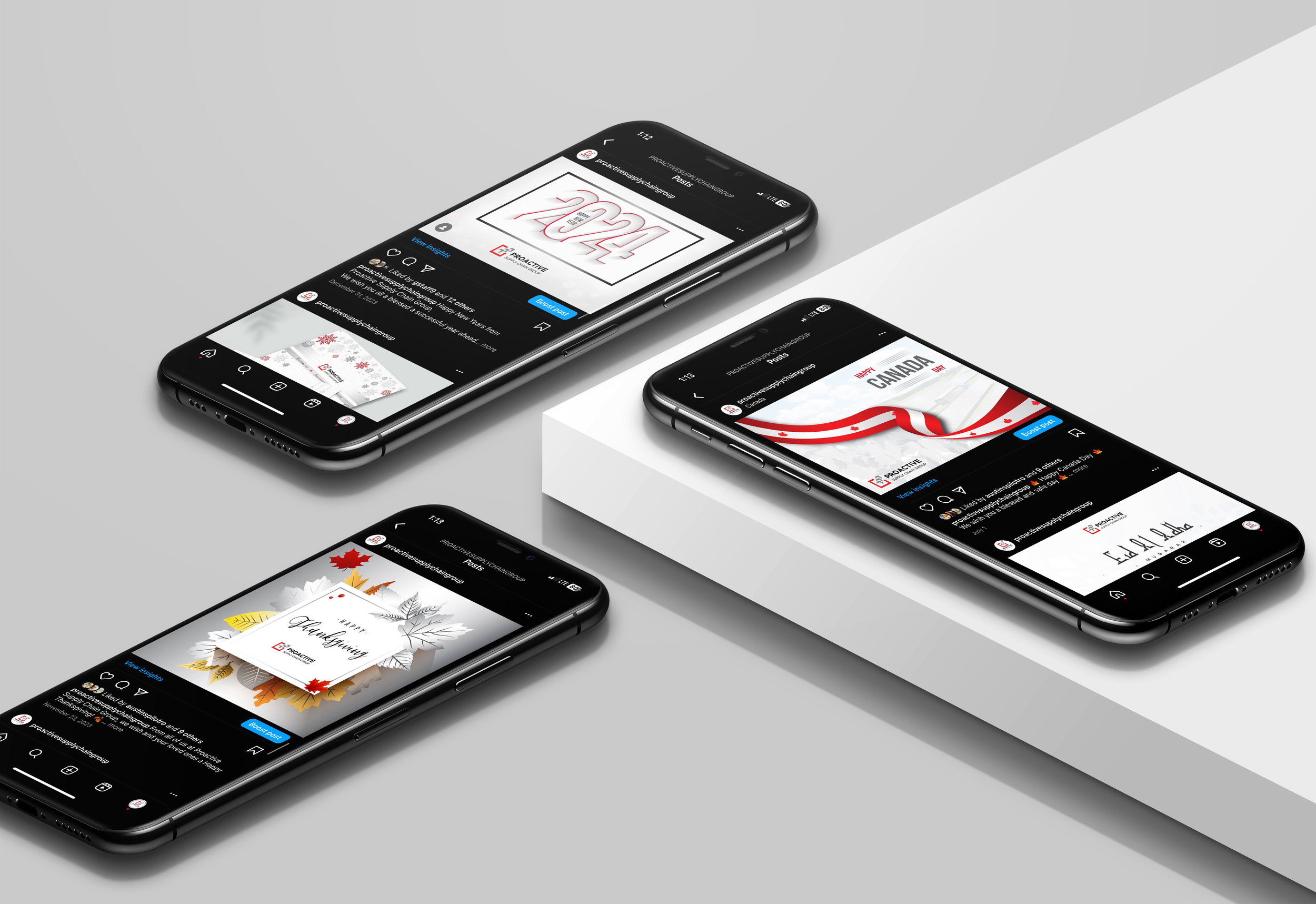 Proactive Group -  Social Media Creative & Management