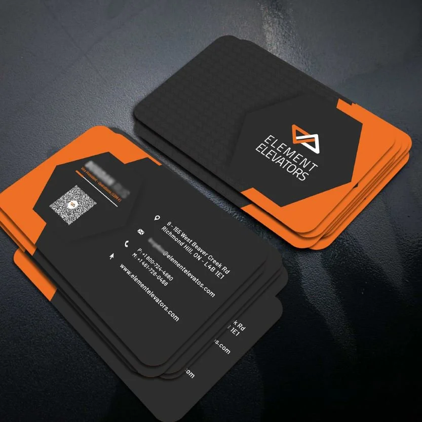 Element Elevators Corporate Business Cards