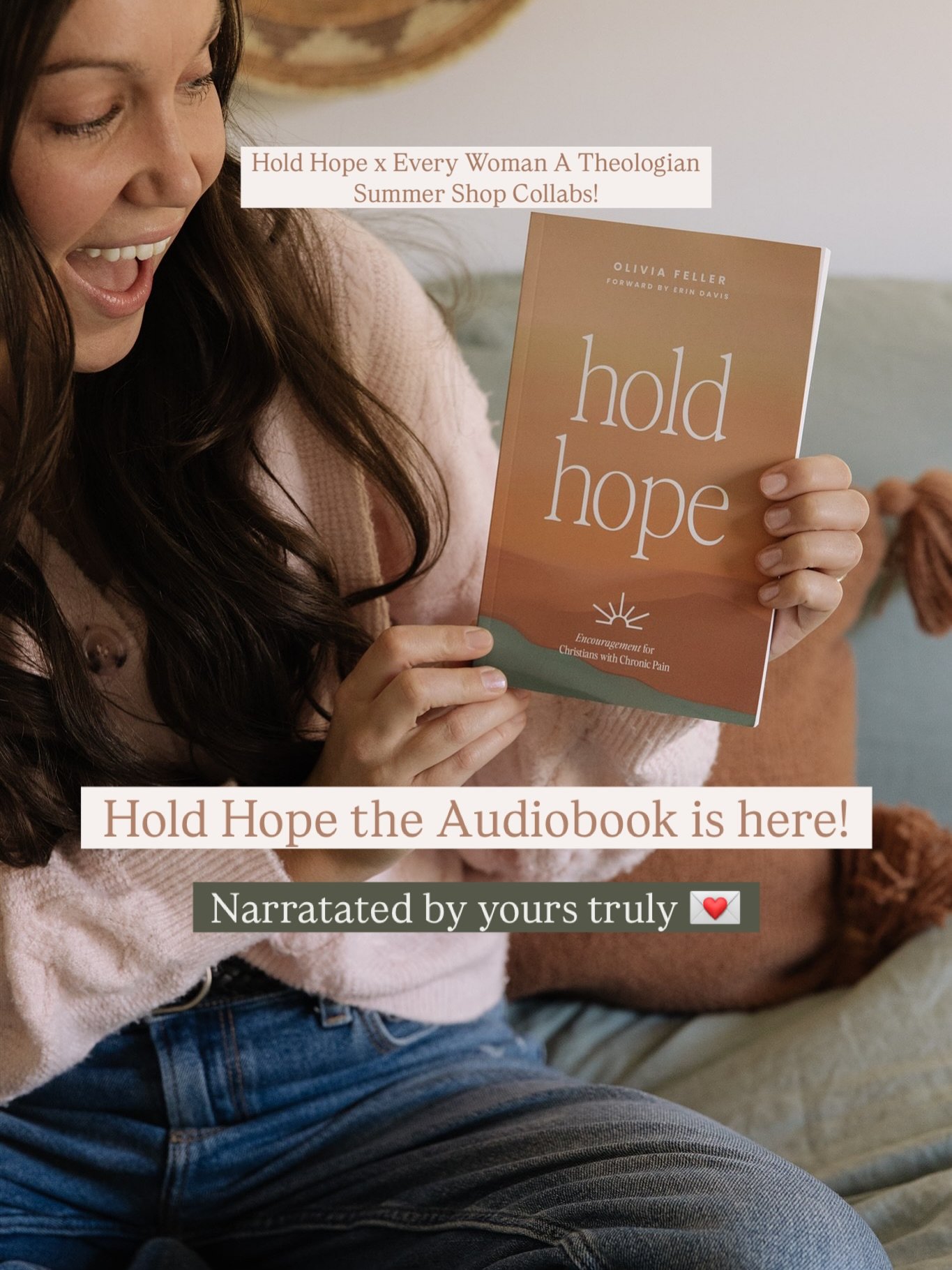 New product alert!🎉

Introducing Hold Hope the audiobook AND Hold Hope memory verse cards 🤍

These two new products just arrived with the @everywomanatheologian summer launch yesterday! I am so excited to get them in your hands (and ears😏)

☀️Memo