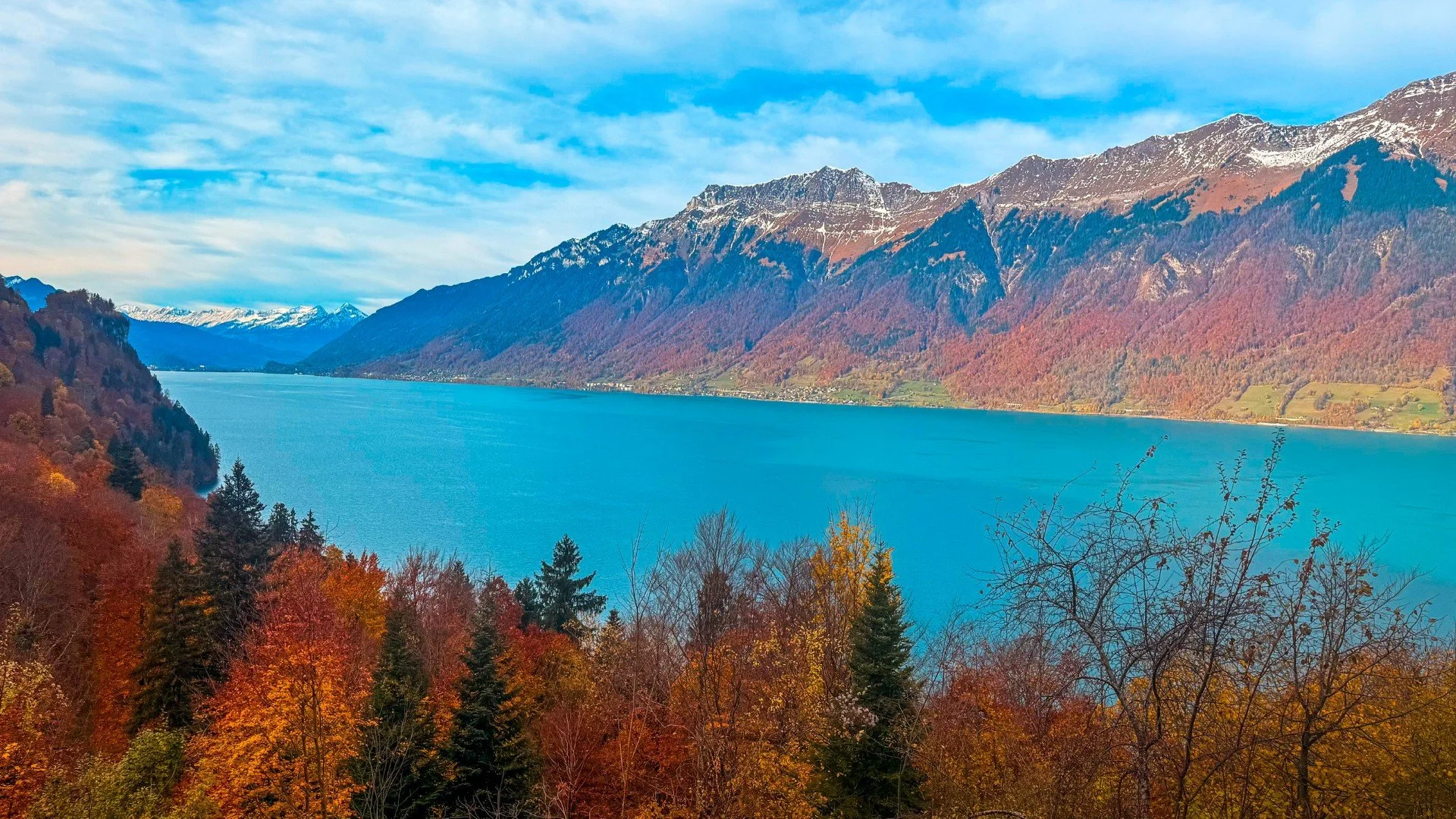 Lake Brienz near Giessbach Waterfalls