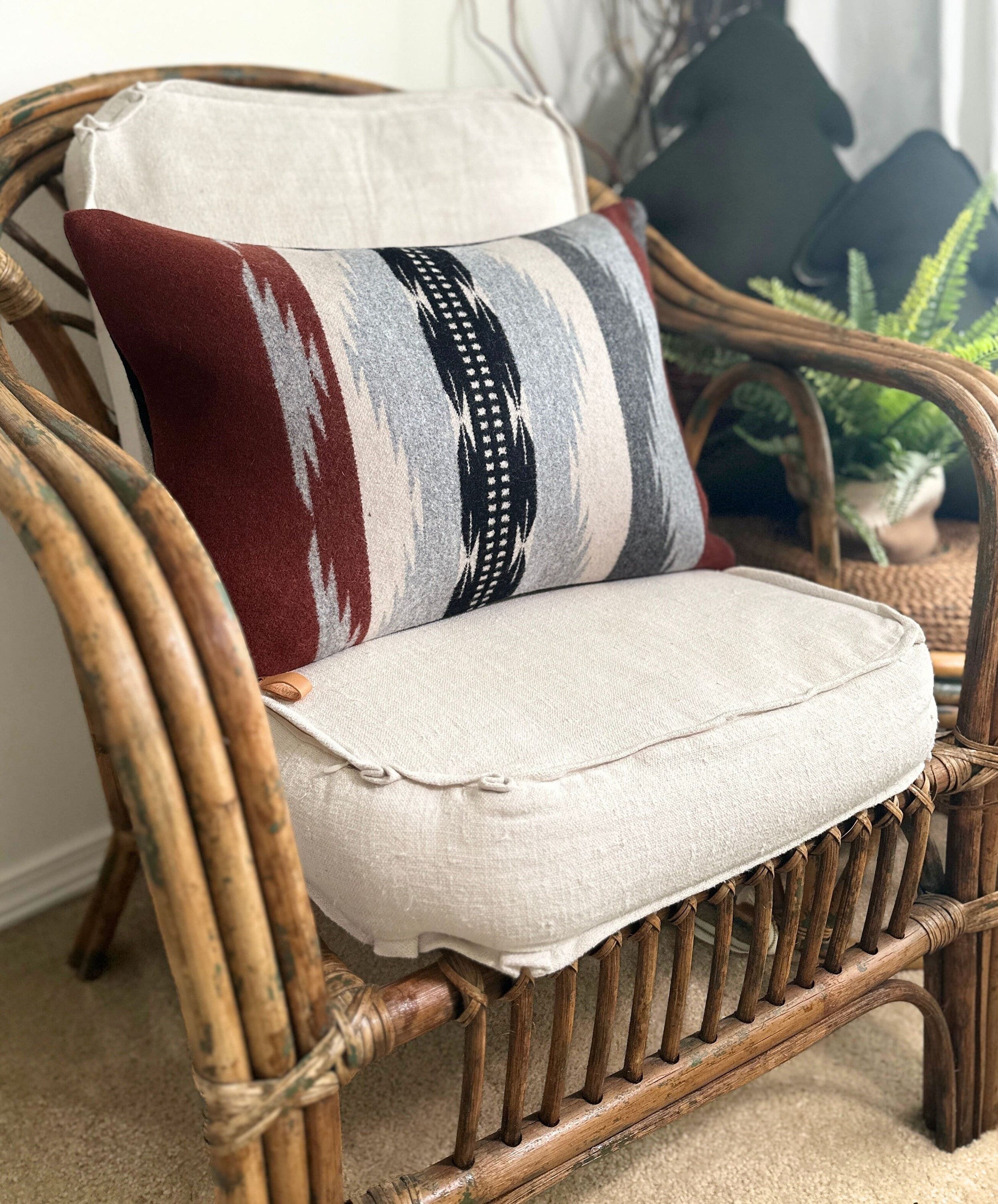 Mesa Dawn wool pillow cover