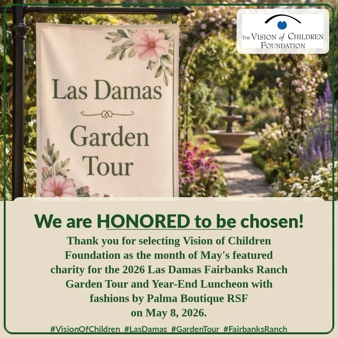We are deeply honored to share that @lasdamasdefairbanks has selected the Vision of Children Foundation as their featured charity for the month of May, a month that holds profound meaning.

May is Healthy Vision Month, a time dedicated to raising awa