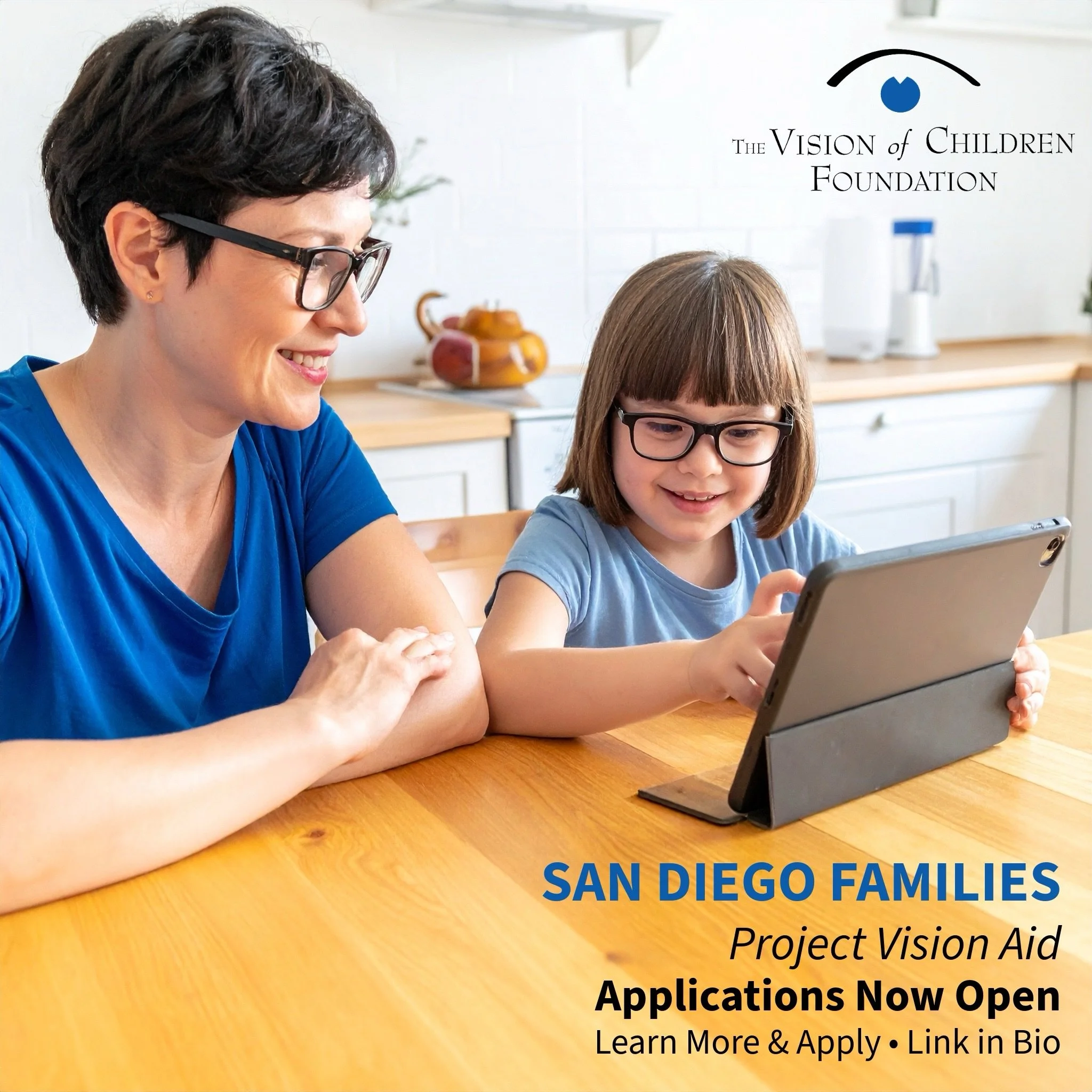 Are you a San Diego County family raising a child with a visual impairment?

Through Project Vision Aid, The Vision of Children Foundation provides assistive technology to help children with visual impairments learn, communicate and participate more 