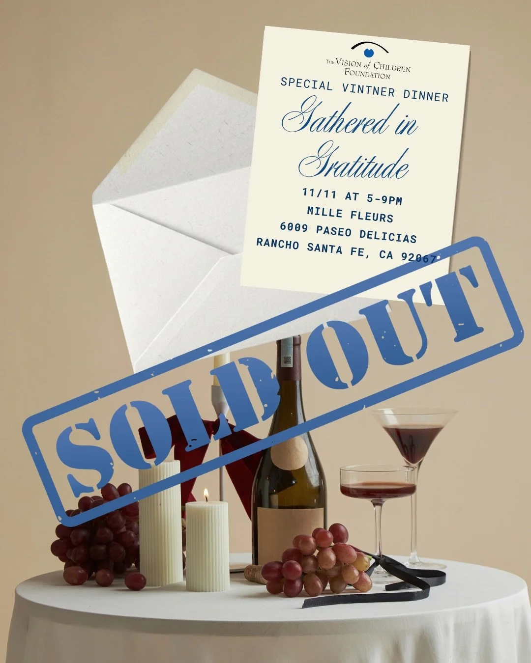 Gathered in Gratitude is officially SOLD OUT.

We&rsquo;re so grateful to everyone who said yes to joining us on November 11 at @millefleursrsf in Rancho Santa Fe. It&rsquo;s going to be a beautiful night of good food, @bcellars wine, and great frien