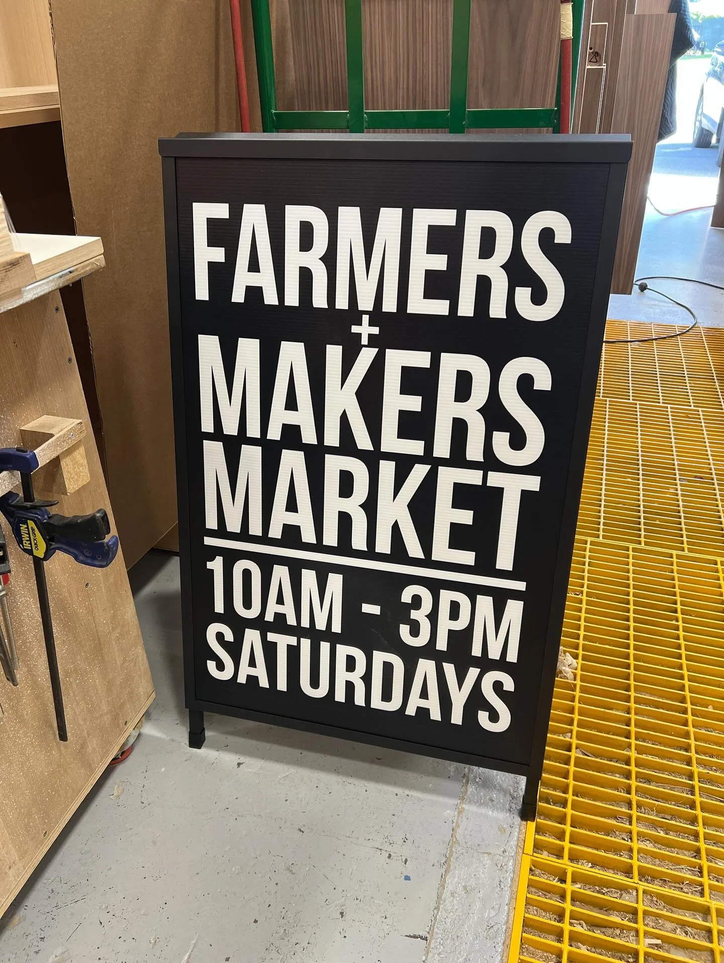 3 new double sided signs for our road front juju. Stoked for this.