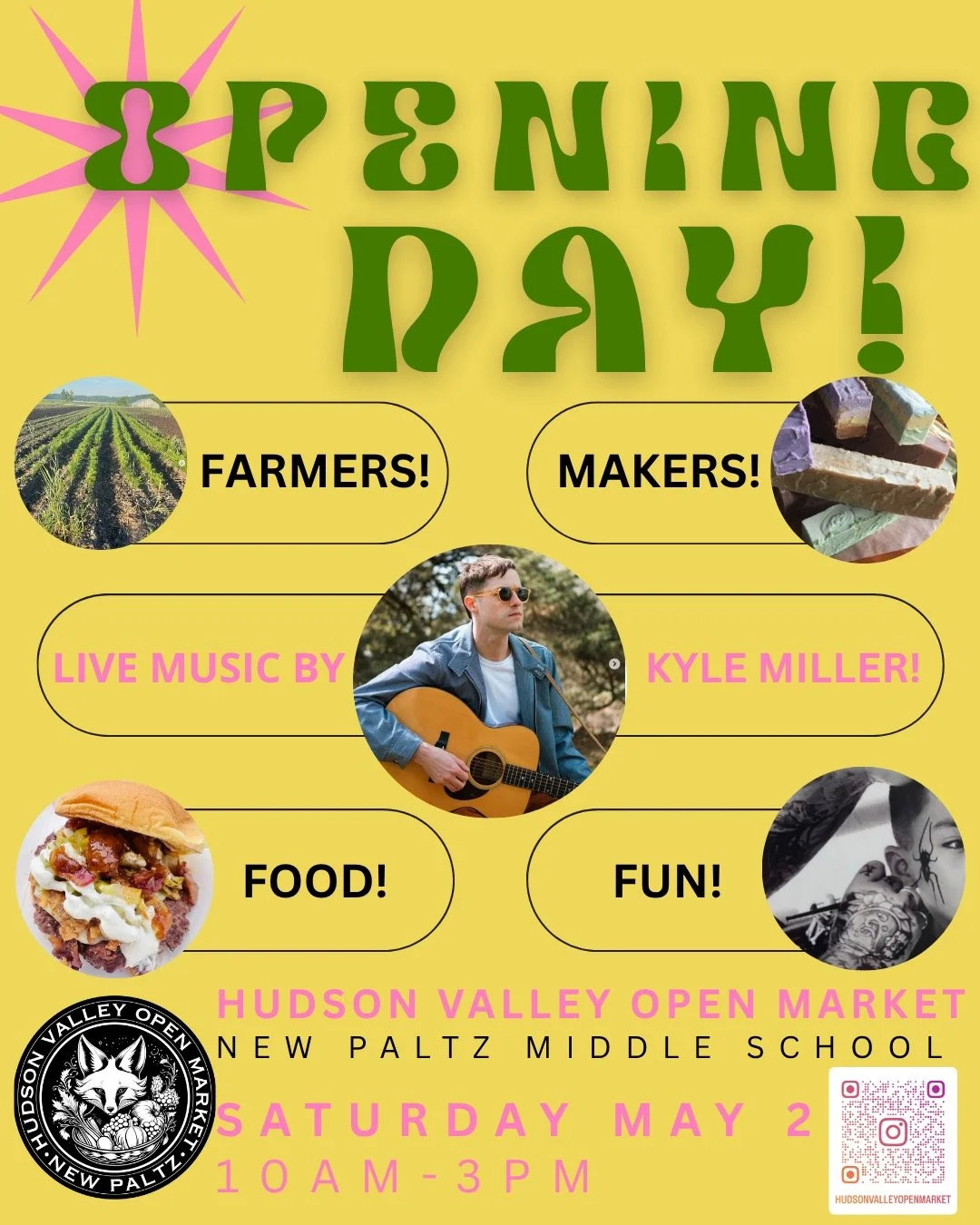 Join us to kick off the 2026 season at the Market! We will have over 30 vendors... Featuring Farmers, Makers, Bakers, Sweet-Makers, Vintage, Skin Care, Live Music All Day , Face Painting, Coffee, Snacks, and Lunch! Stay tuned for updates, and vendor 