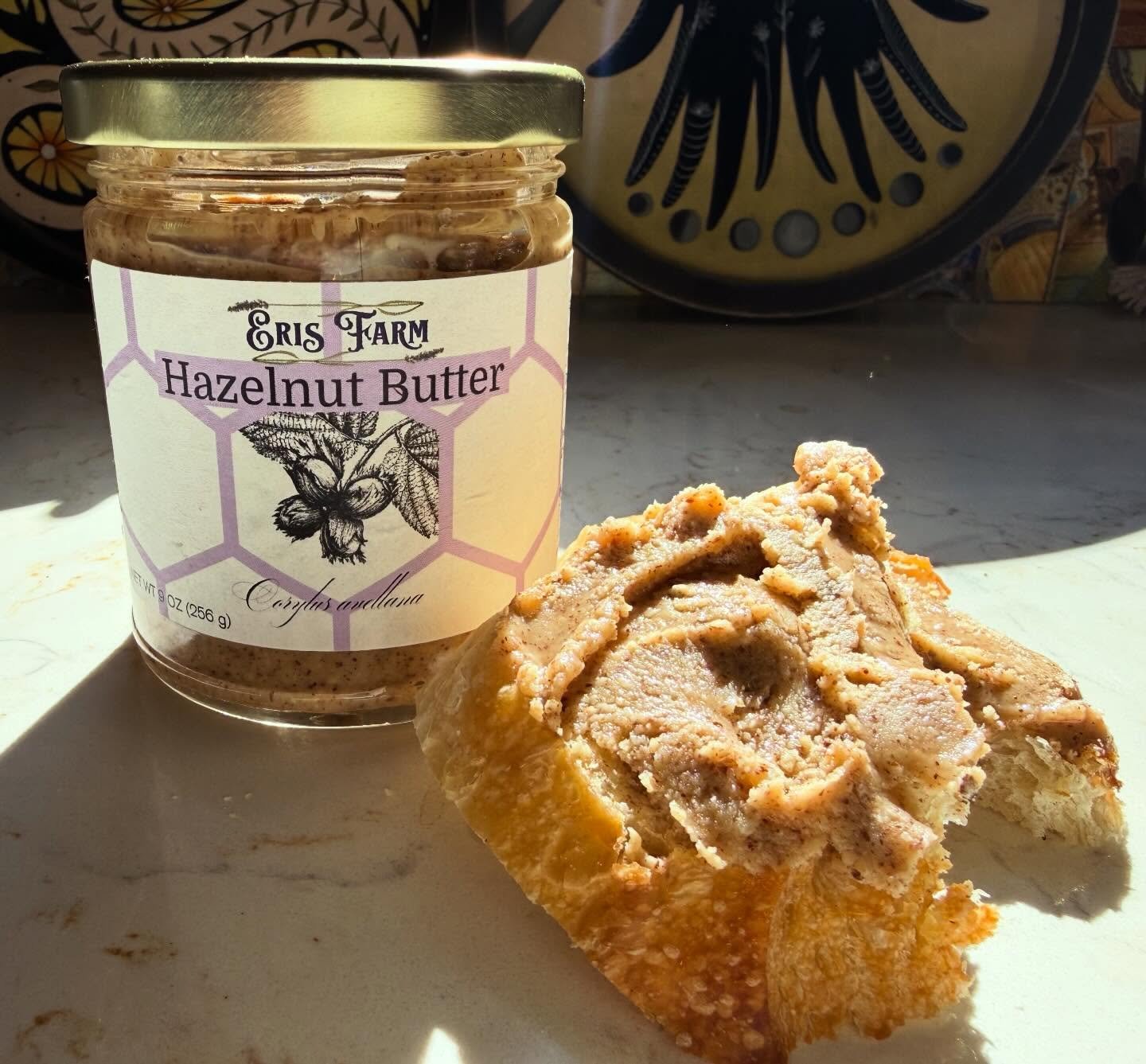 REALLY enjoying this hazelnut butter from @eris_farm!
