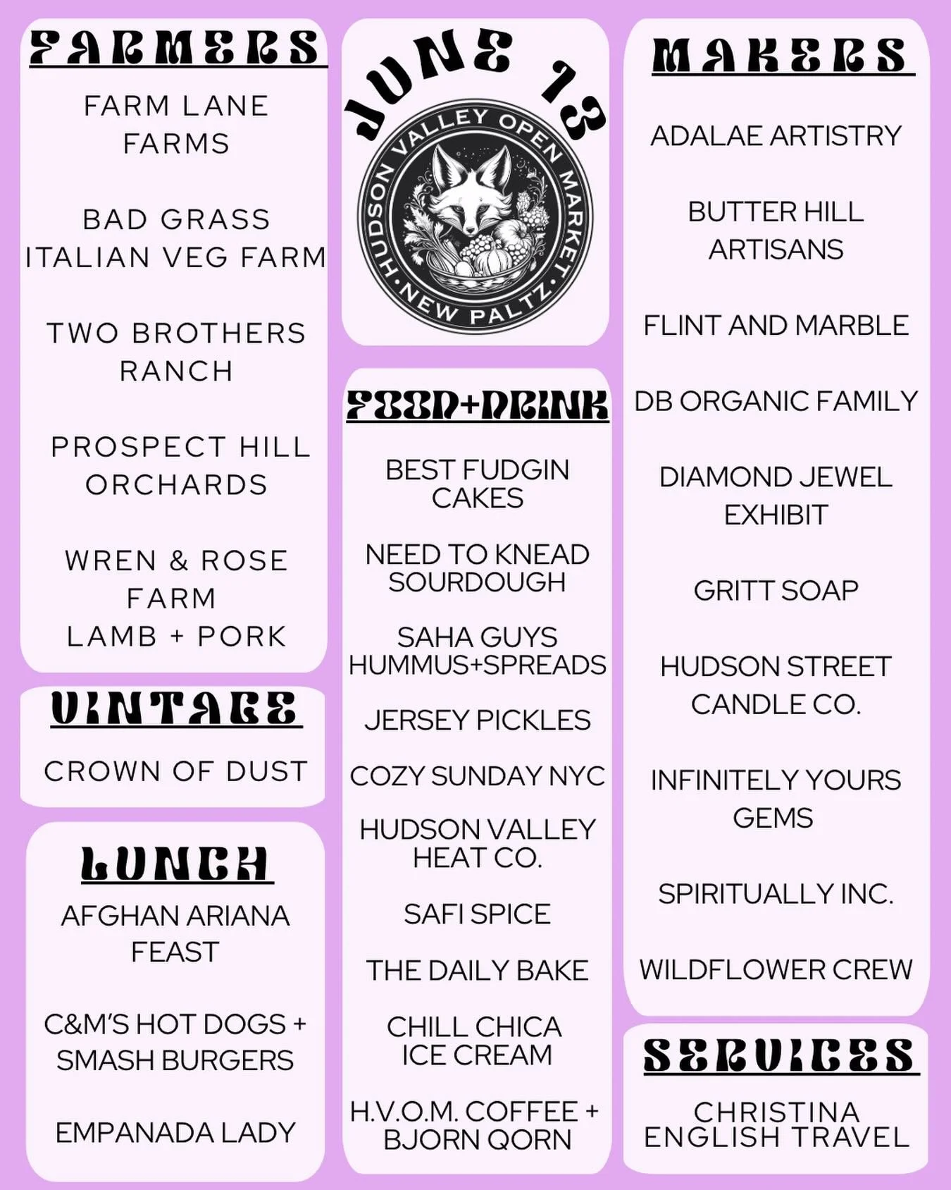 While you&rsquo;re Disco Dancing For Pride tomorrow, get your Market on! All the strawberries and veggies, awesome foods, fabulous makers, lunch, cold brew, and ice cream! See you at the Market!  #farmersmarket #makersmarket #farmersandmakersmarket #