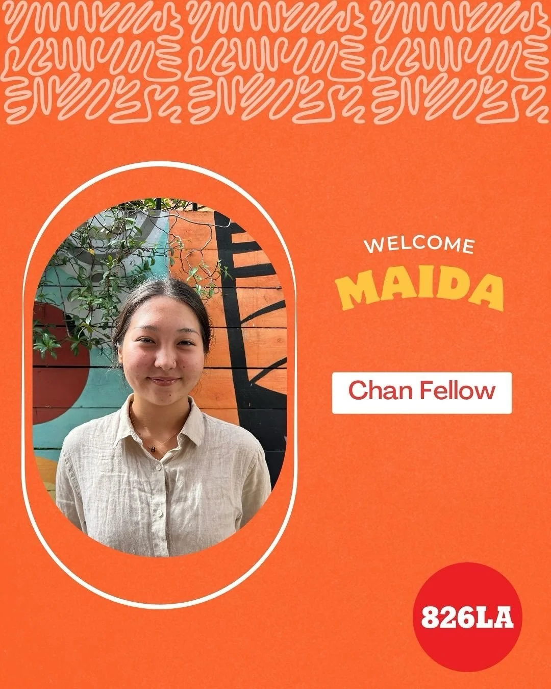 We&rsquo;re so excited to welcome our newest Chan Fellows, Maida and Chandy! Continue reading to learn three fun facts about them and what they&rsquo;re most excited to learn at 826LA!

Maida: &ldquo;I like to dance jazz-funk and choreo. I can read G