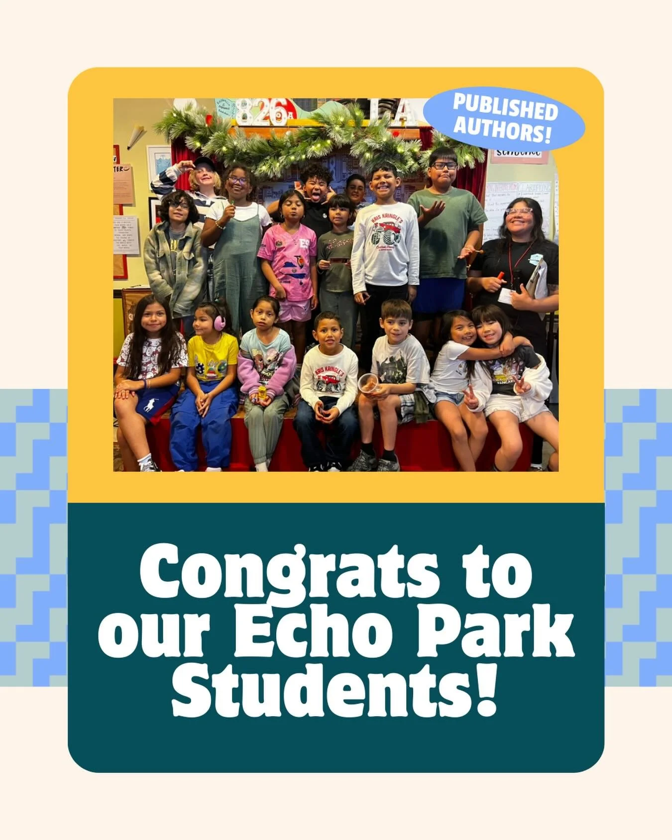 Big congratulations to our talented students in Echo Park! 

A few weeks ago, we celebrated the release of their latest book, All Our Fears In One. Full of chills, thrills, and stories that linger long after the last page, these brave writers turned 