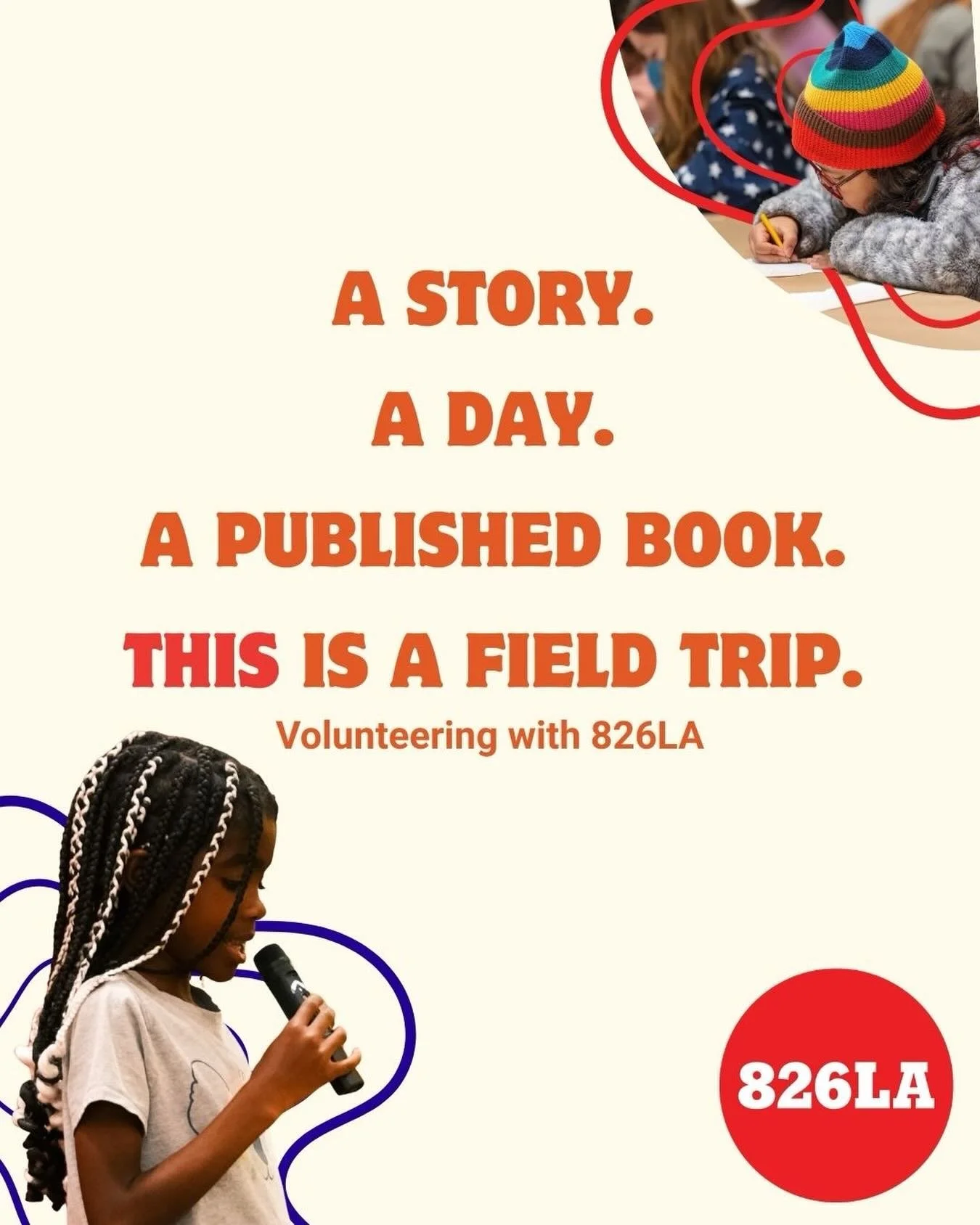 Bring your team into the classroom&mdash;no lesson planning required! Corporate volunteers are key in supporting 826LA Field Trips, where LAUSD students write and publish their stories all in one visit. It&rsquo;s a great and meaningful way to give b