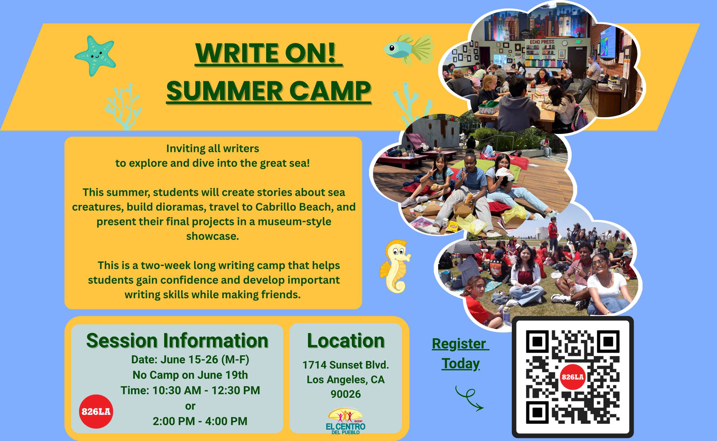 Write On! Summer Camp 