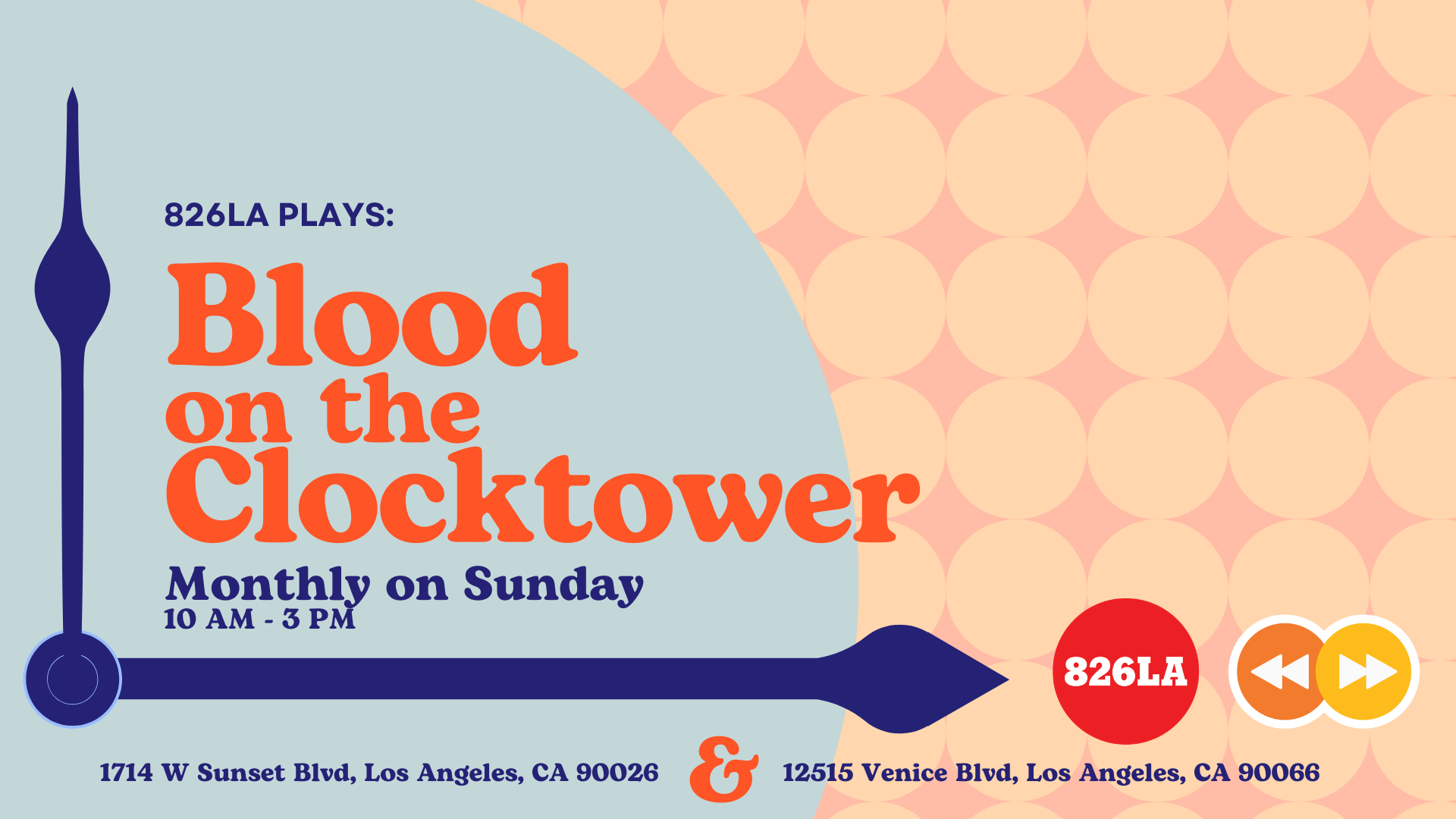Blood on the Clock Tower Echo Park