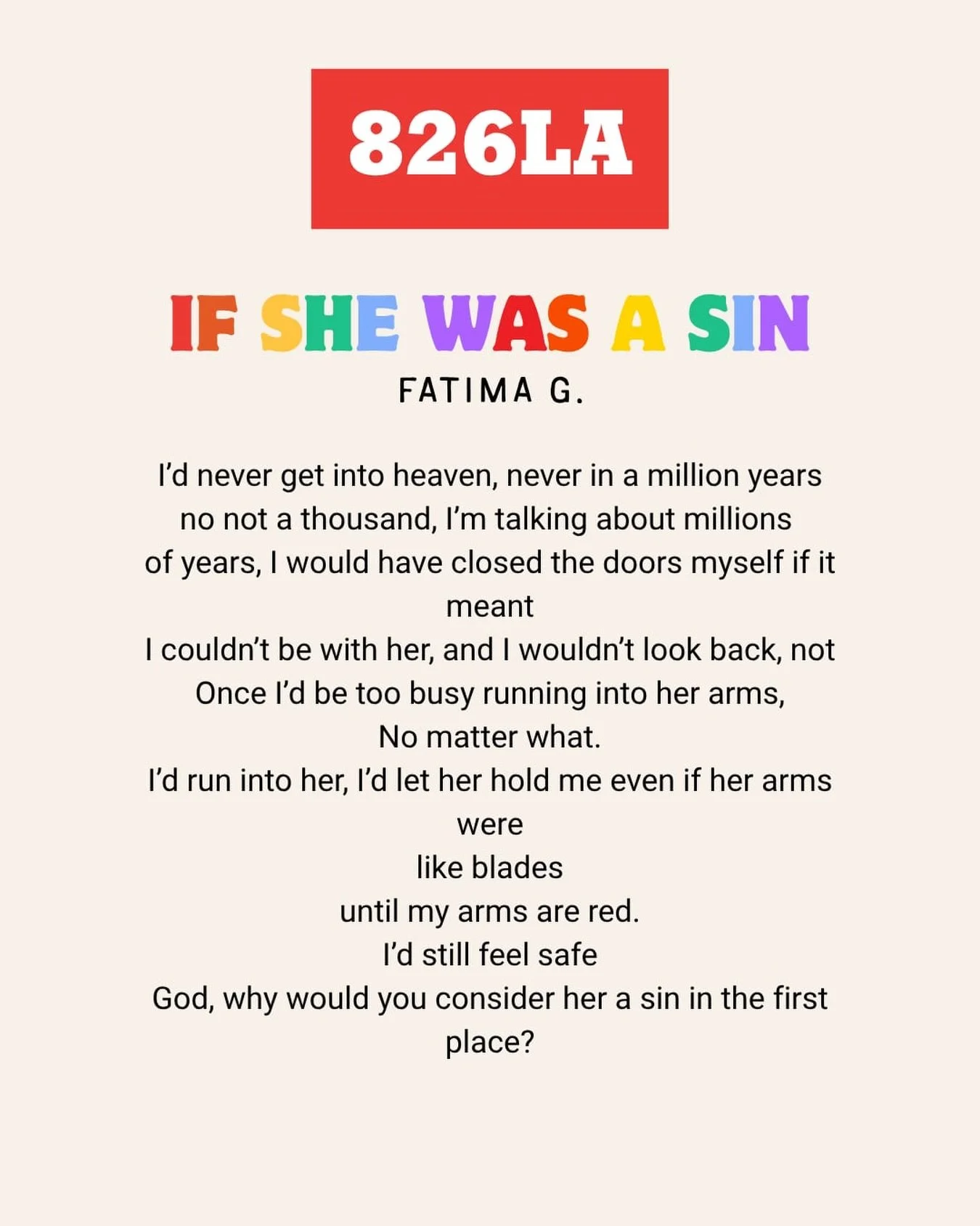 Celebrating Pride month by amplifying student voices. 

At 826LA, students are supported with the tools to write, dream, and be their truest self. 🌈

#pridemonth