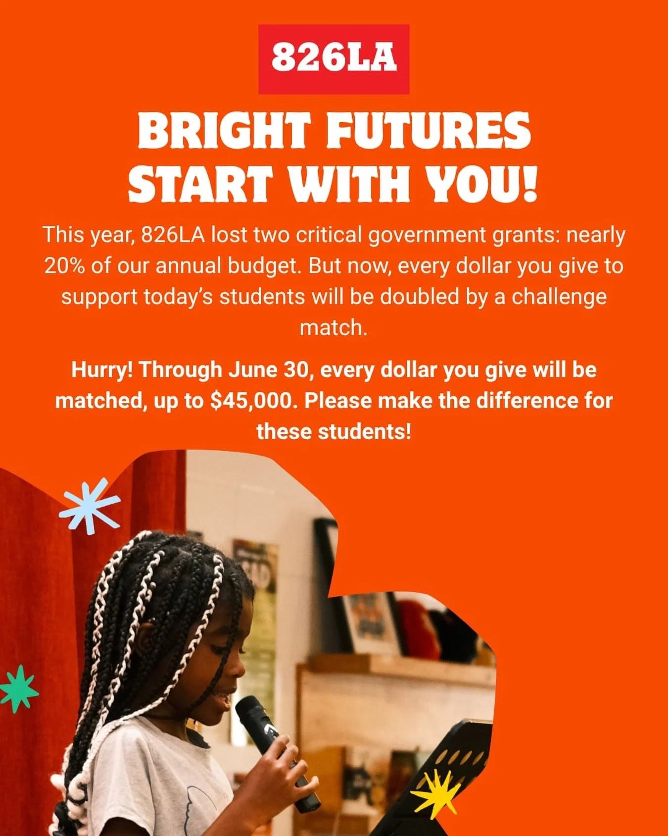 Your donation helps close the gap on lost grants! Donate today via the link in bio 🫶🏼