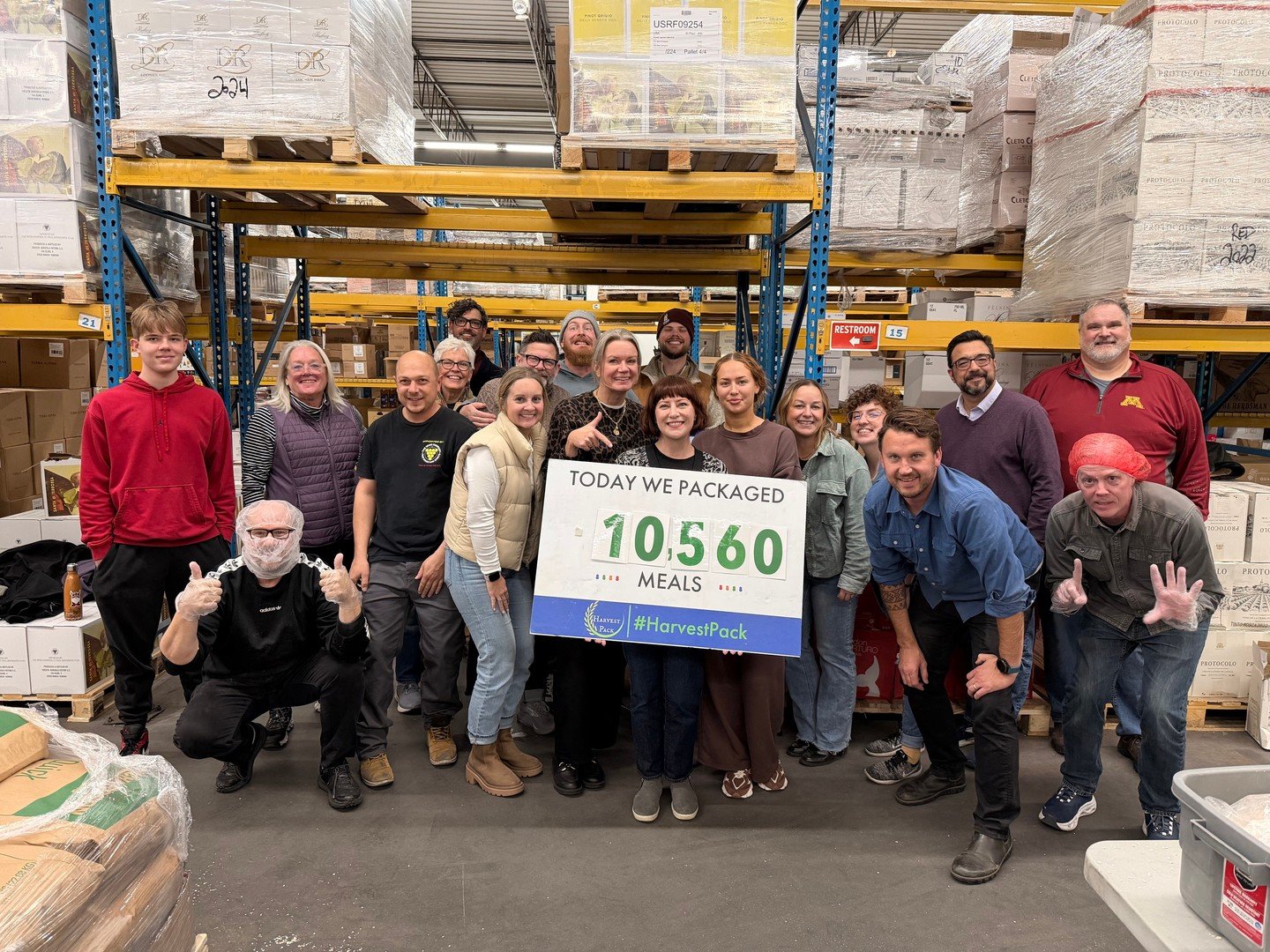 Wishing you a HAPPY THANKSGIVING
We thank you for your partnership

GIVING BACK WITH HARVEST PACK
With Minnesota food banks experiencing critical shortages as needs have increased and funds have dried up, The Wine Company partnered with Harvest Pack 
