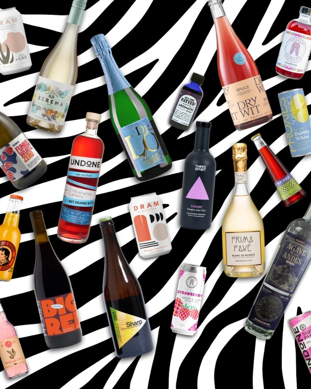 Embrace the future of Zebra Striping 
"YIKES! STRIPES!" 
Never fear! Zebra striping is a modern drinking strategy, named for the zebra who changes its stripes, where you alternate alcoholic beverages with non-alcoholic ones (like water, sod