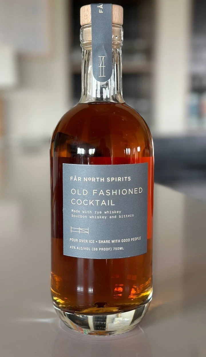 SHOP LOCAL // MN GROWN // MN MADE
We are thrilled to announce Far North Spirits has released their Old Fashioned Cocktail  made with Roknar Rye Whiskey, B&oslash;dalen Bourbon Whiskey, the highest quality turbinado sugar, and Angostura bitters

FAR N