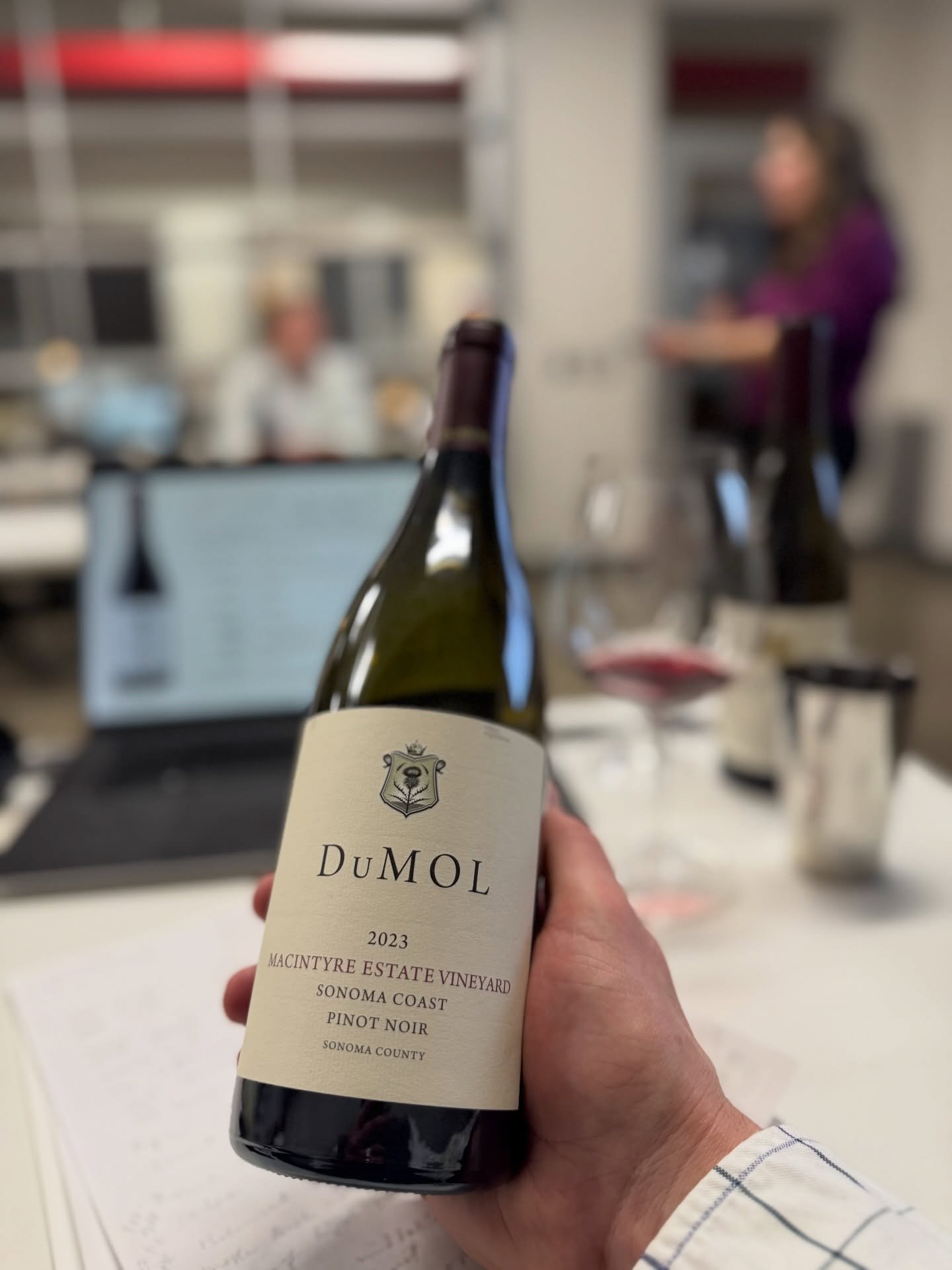 What a pleasure to taste the extraordinary spectrum from DuMOL while learning the lay of the land, of their stalwart commitment to organic viticulture, about the varied parcels they tend and source from, and their delicate approach to oenology in ord