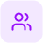 A simple purple smiley face icon with a sad expression.