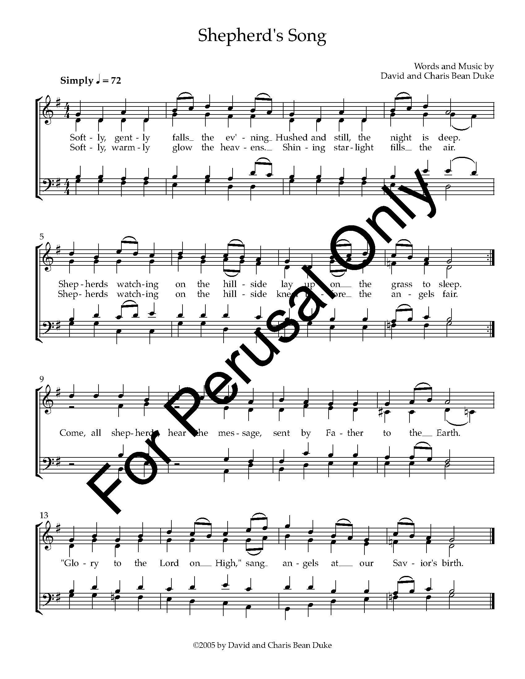 Shepherd's Song