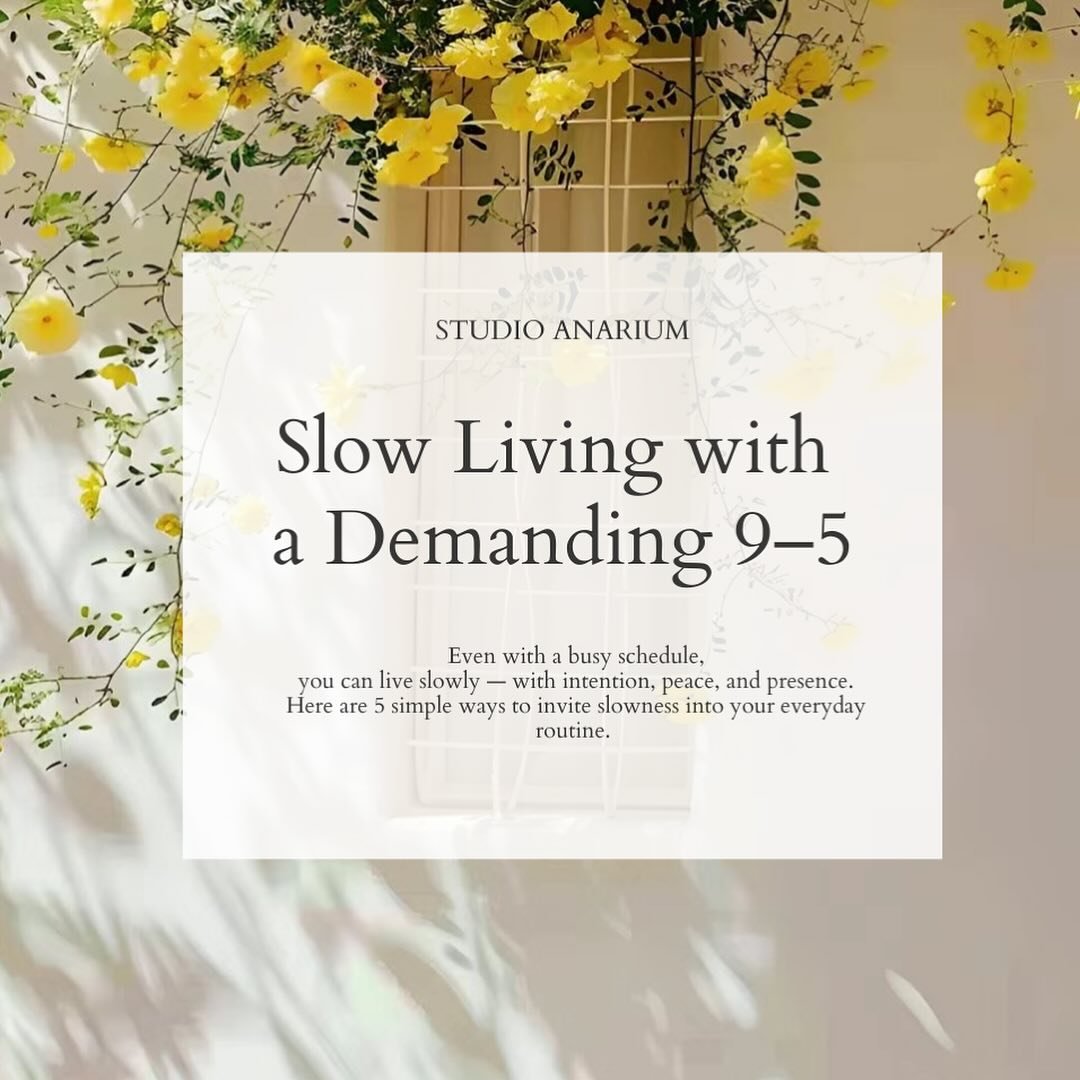 How&rsquo;s your day going? You deserve to breathe slowly, to pause, and to reconnect with yourself.

I&rsquo;d like to share a gentle reminder that slow living is possible.

Which of these habits feels most needed for you today?

#slowliving #mindfu