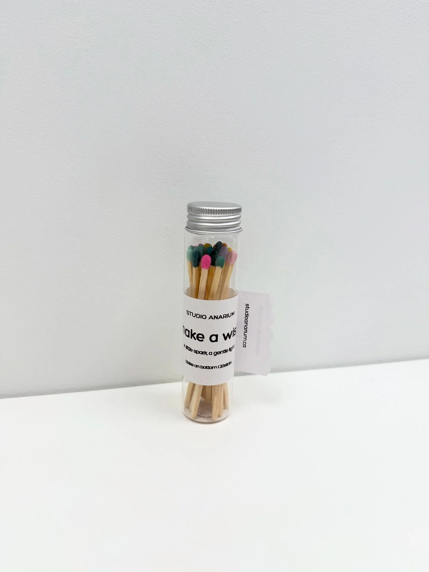 Make a wish 

little spark to light up your day.

Strike gently, pause softly

Let this tiny flame carry hope, warmth, and something just for you.

#studioanarium #makeawish #matchstickmoment #mindfulgifting #slowmoments #selfcaretools #cozyliving