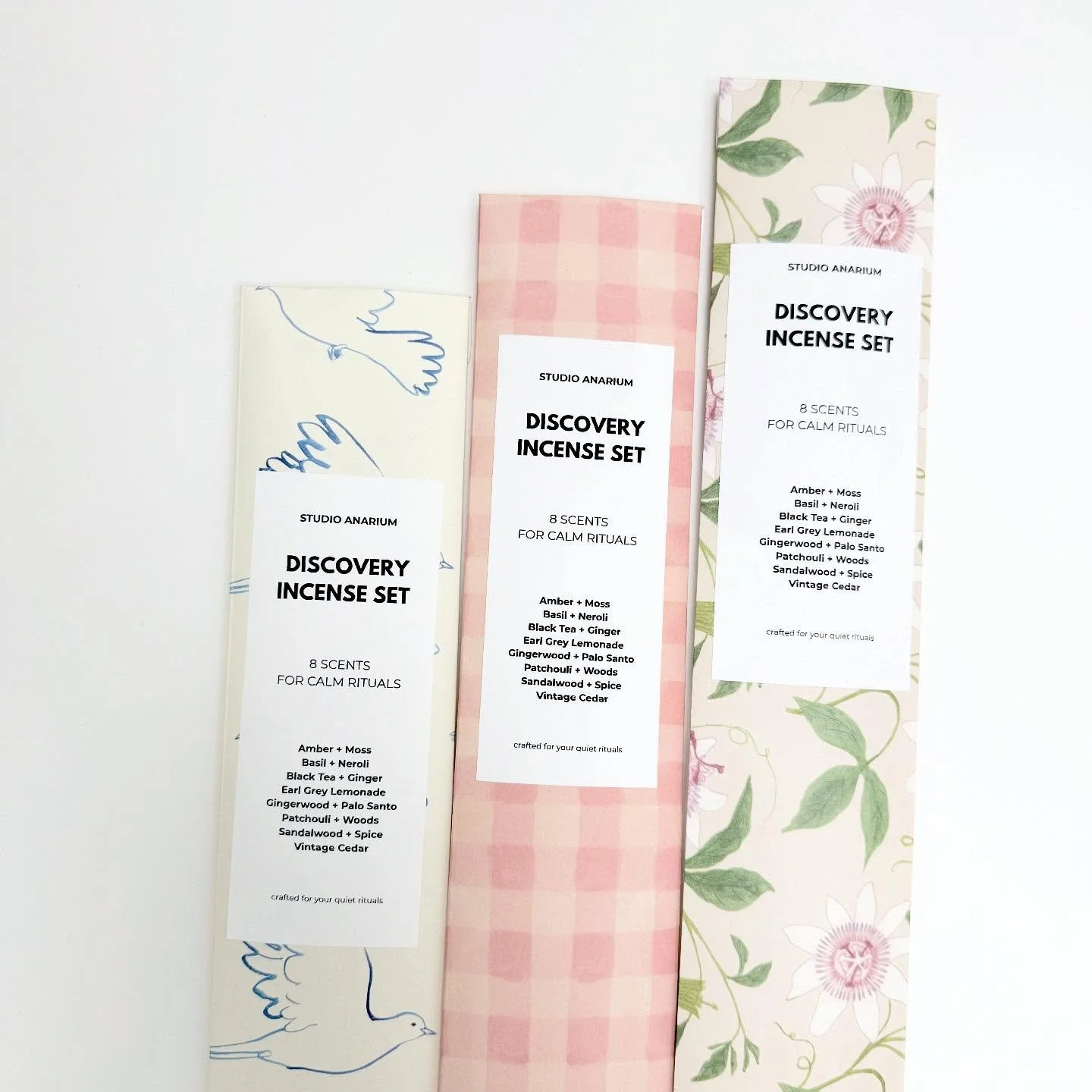 Every scent and package means something special to me.

I hope you feel it too.🩷