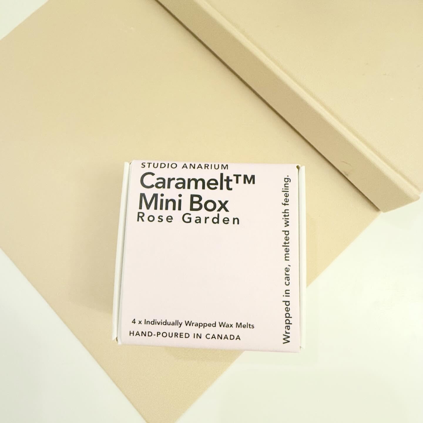 Find your scent. Keep your moment.

Caramelt&trade; Mini Boxes are perfect for
trying new fragrances or gifting a small, thoughtful ritual.

#anarium