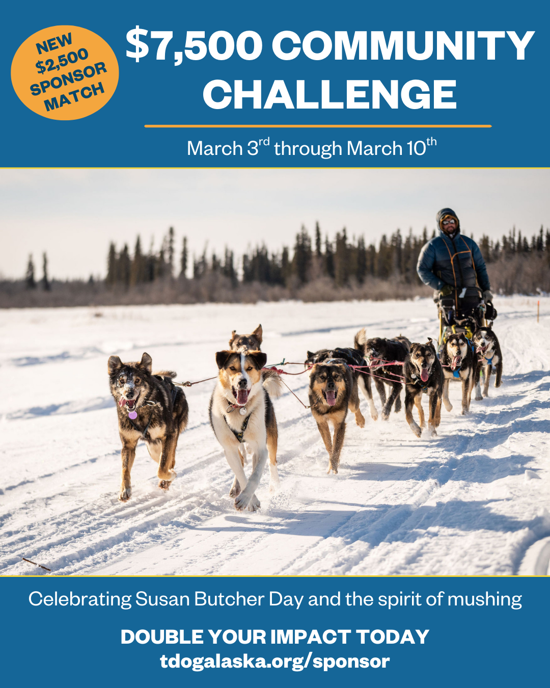 $7,500 Community Match Challenge