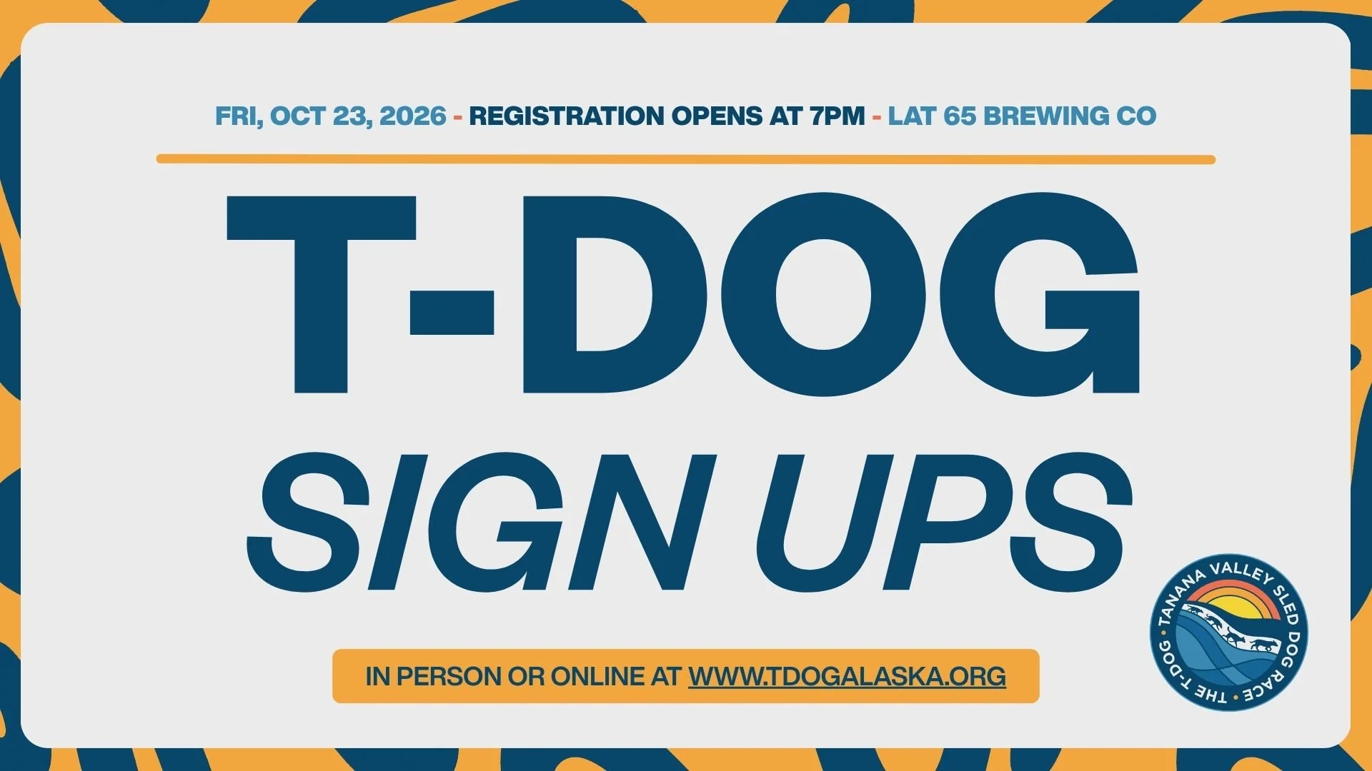 2027 T-Dog Races are here!