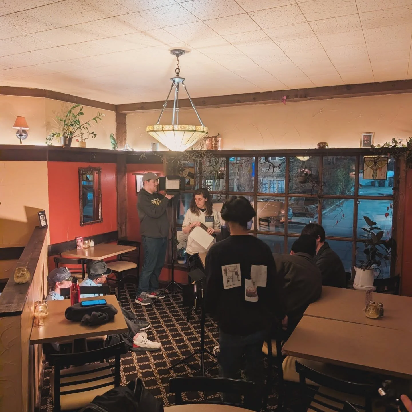 We were stoked when @productionclubuwm chose our dining room to film their short movie.