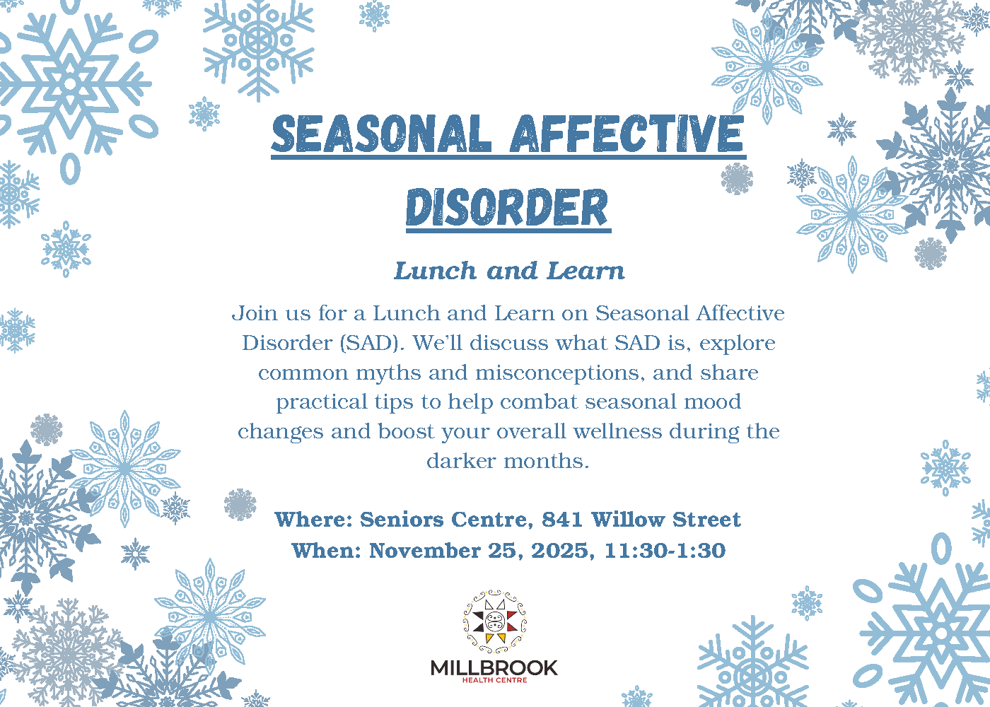 Lunch & Learn: Seasonal Affective Disorder