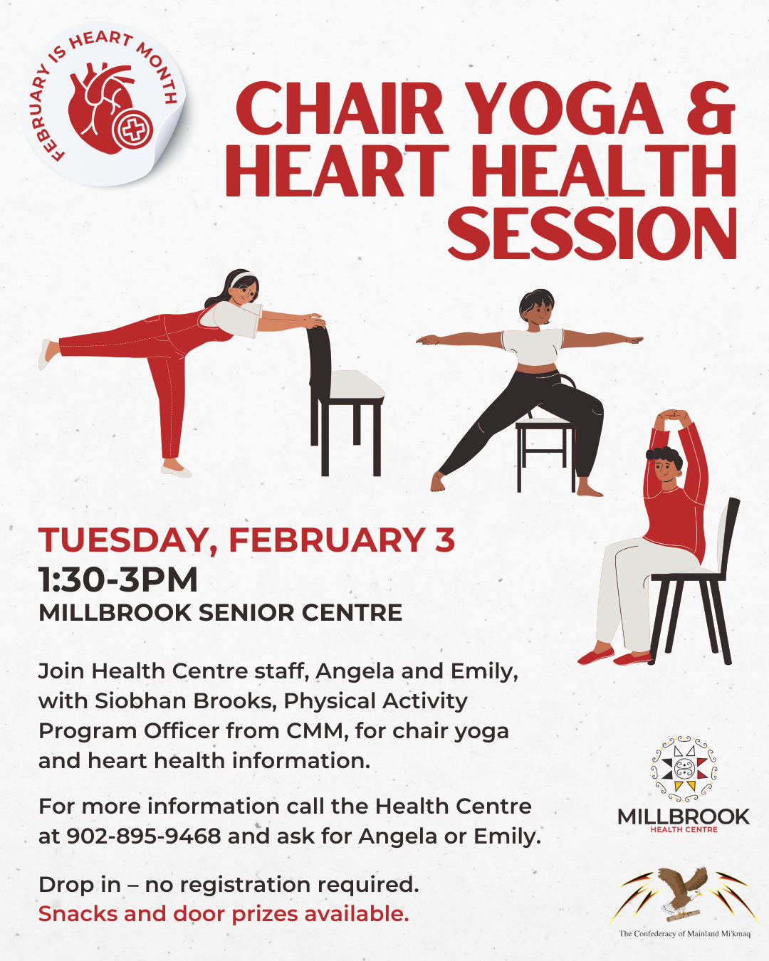 Chair Yoga & Heart Health Session