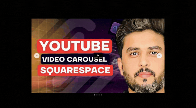 YouTube Video Carousel Squarespace Plugin