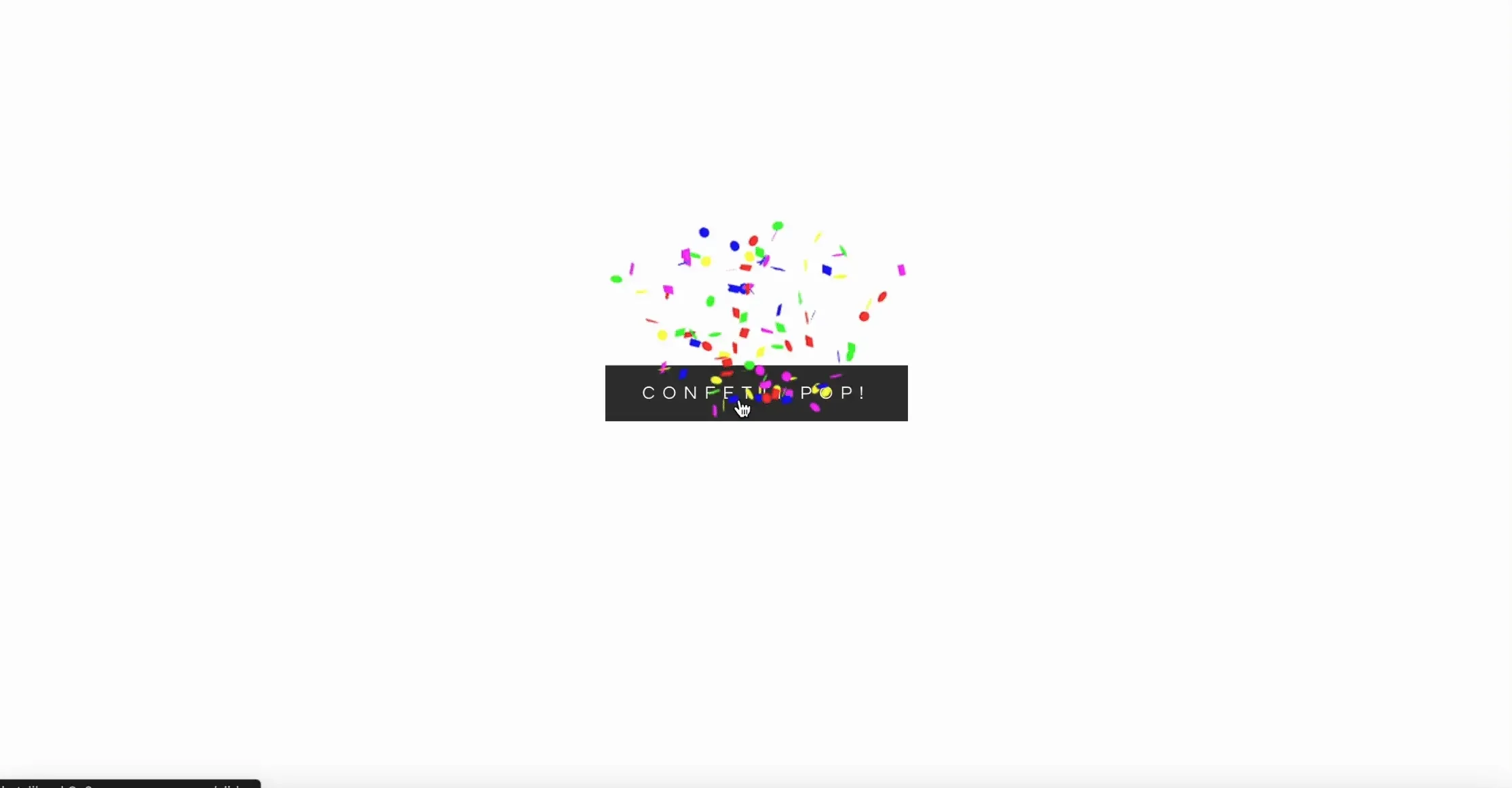 Confetti-Pop! Button