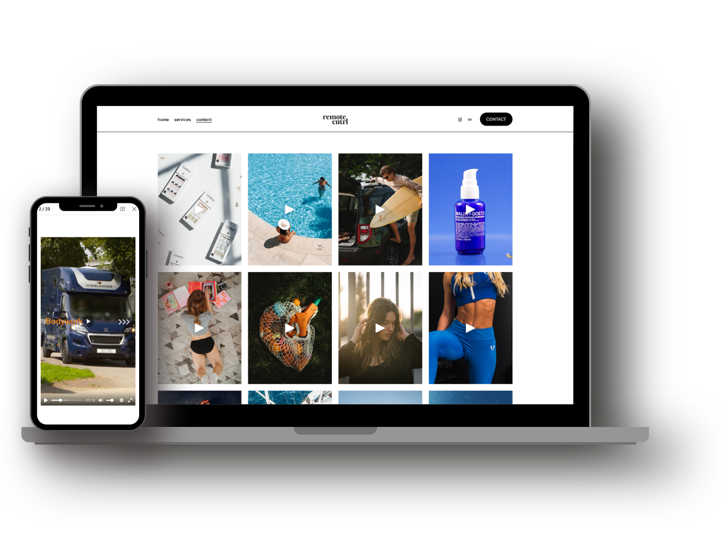 Squarespace Video Lightbox