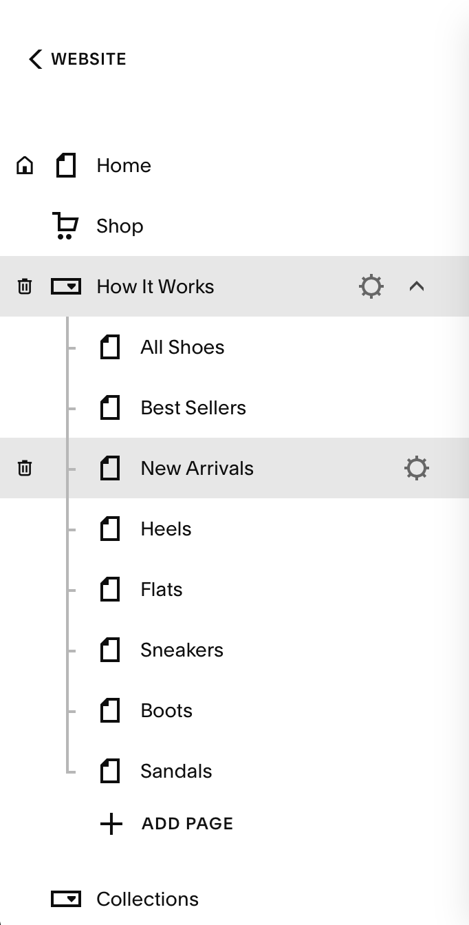 Squarespace 7.1 mega menu plugin mobile fullscreen menu with image panels and accordion navigation