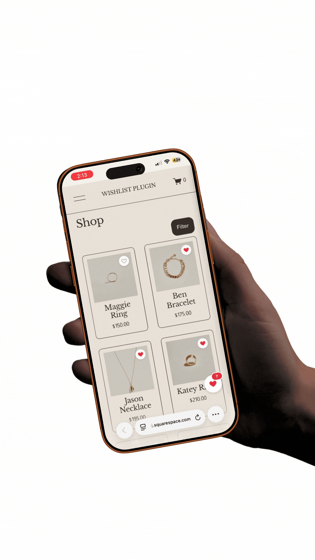 Wishlist Plugin Squarespace Mobile.gif
