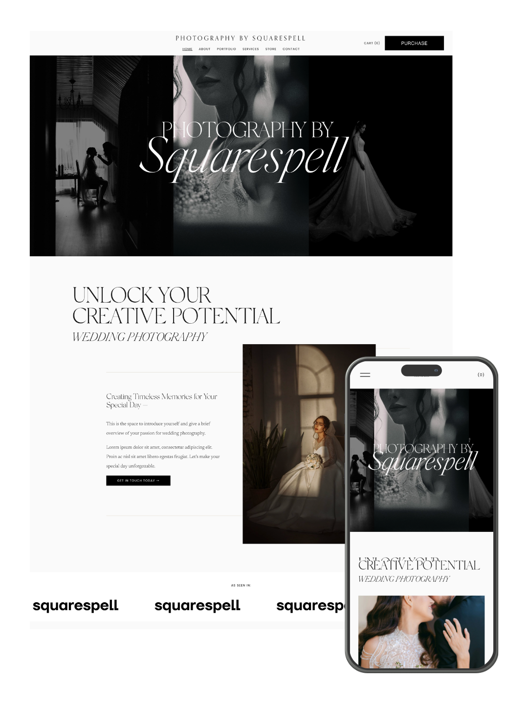 Luminara - Squarespace Template 7.1 Fluid Engine