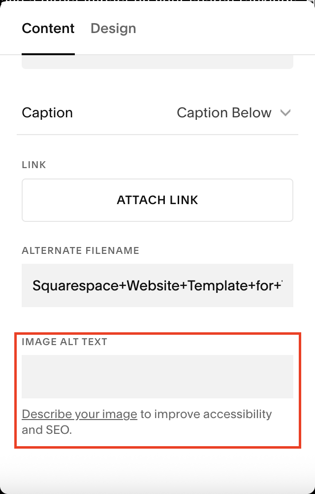 Squarespace website displayed on mobile and desktop, highlighting responsive design for SEO