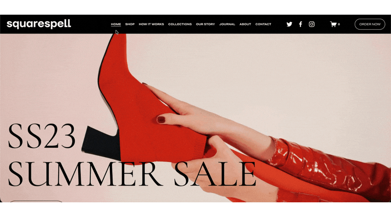 Squarespace mega menu plugin desktop hover dropdown demo (Copy)