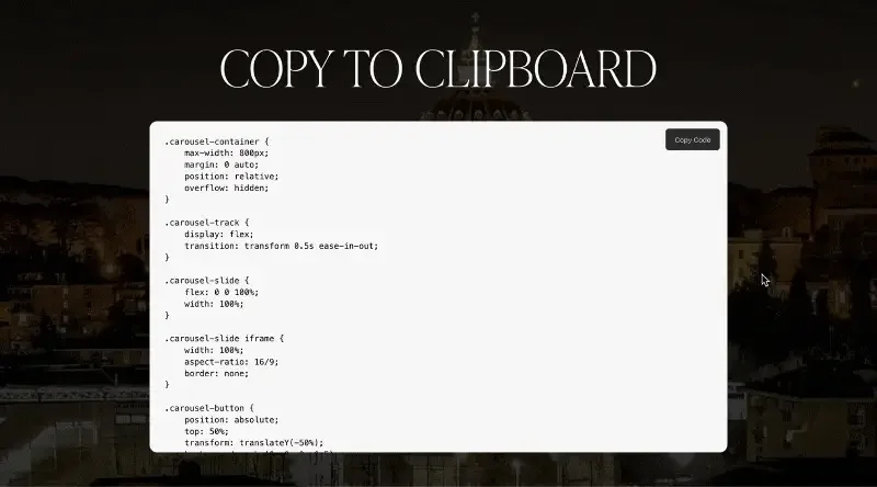 Free Copy to Clipboard Squarespace 7.1