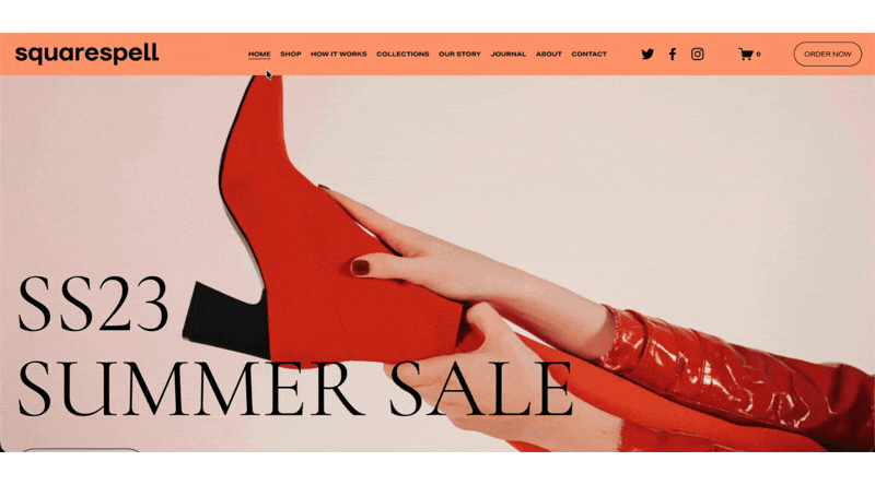 Squarespace mega menu mobile fullscreen overlay menu (Copy)